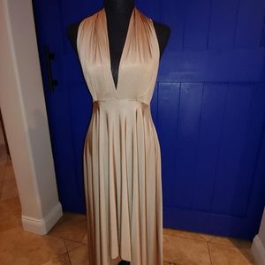 Taupe Cocktail Dress